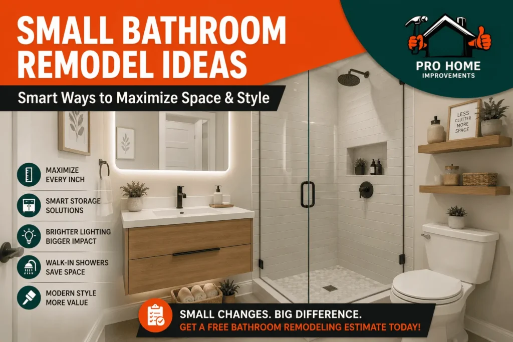 Small Bathroom Remodel Ideas That Maximize Space